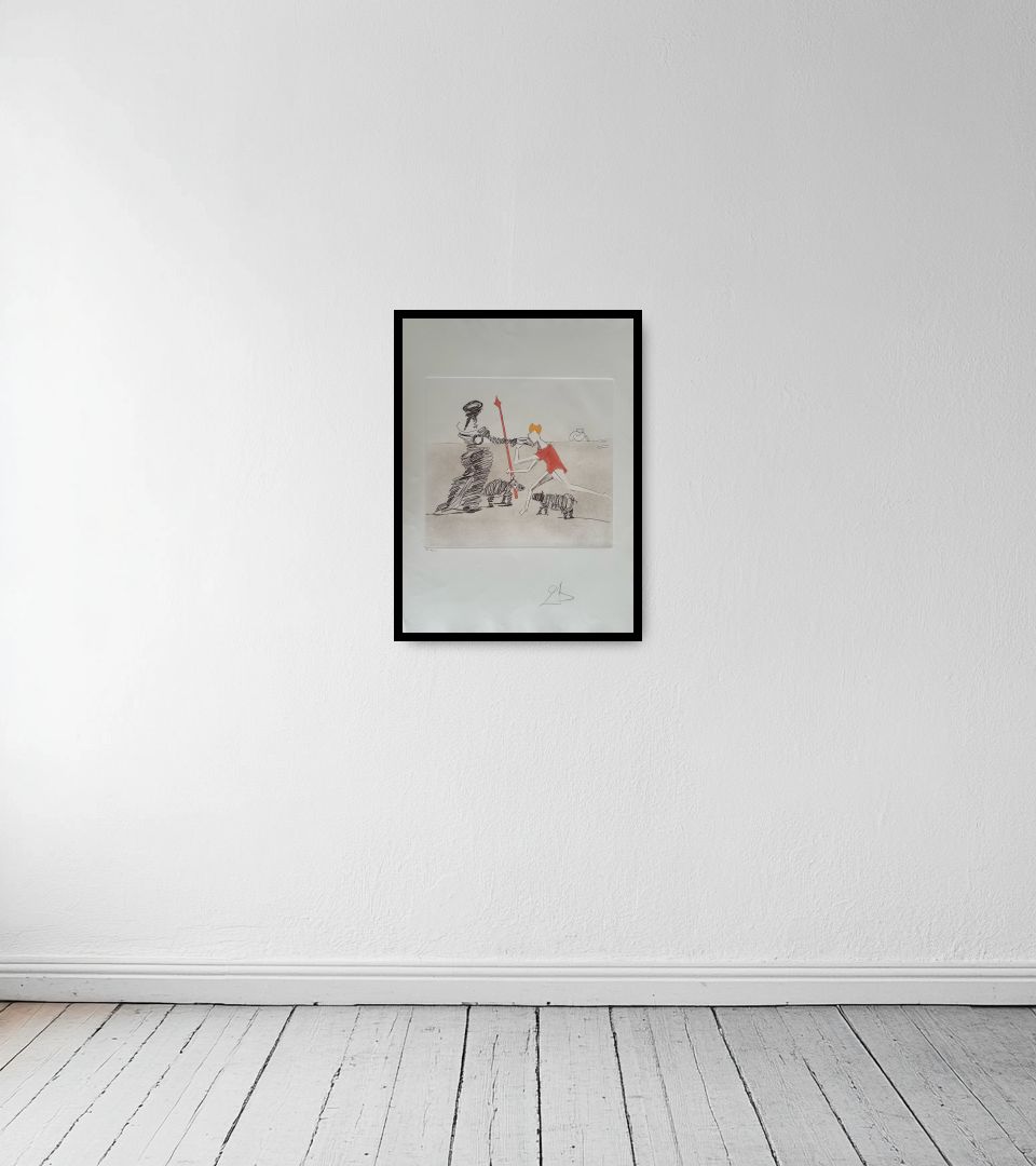Print Pastorale on light wall