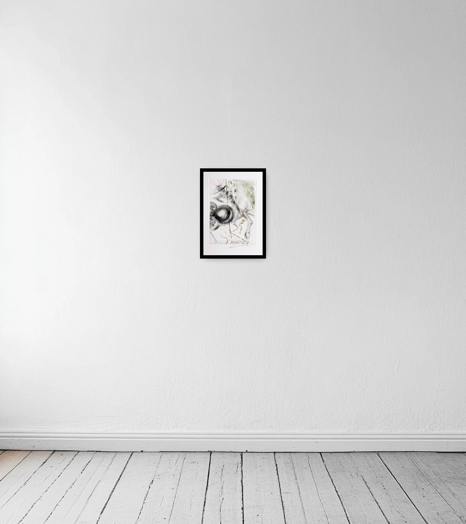 Print L'Enfer des beautés cruelles on light wall
