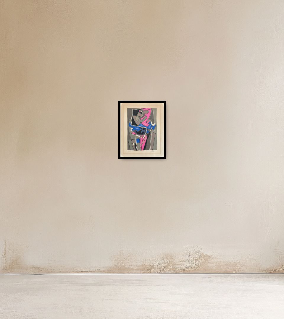 Print Ballerine on warm wall