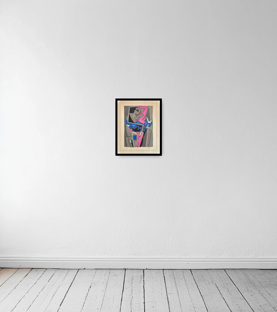 Print Ballerine on light wall
