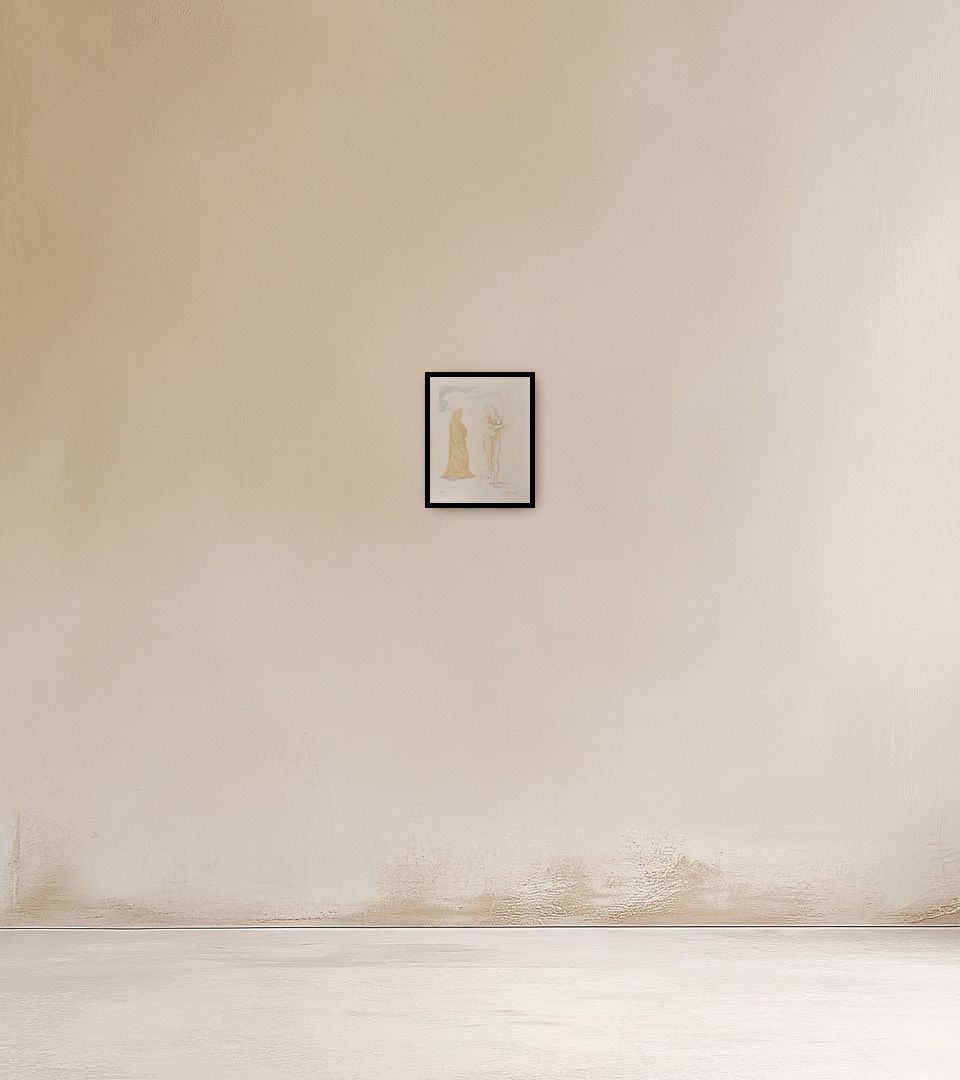 Print Artworks from Divine Comedy on warm wall