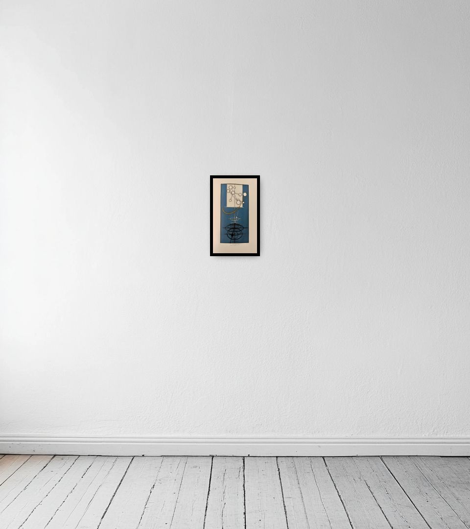 Print Nauta Celeste on light wall