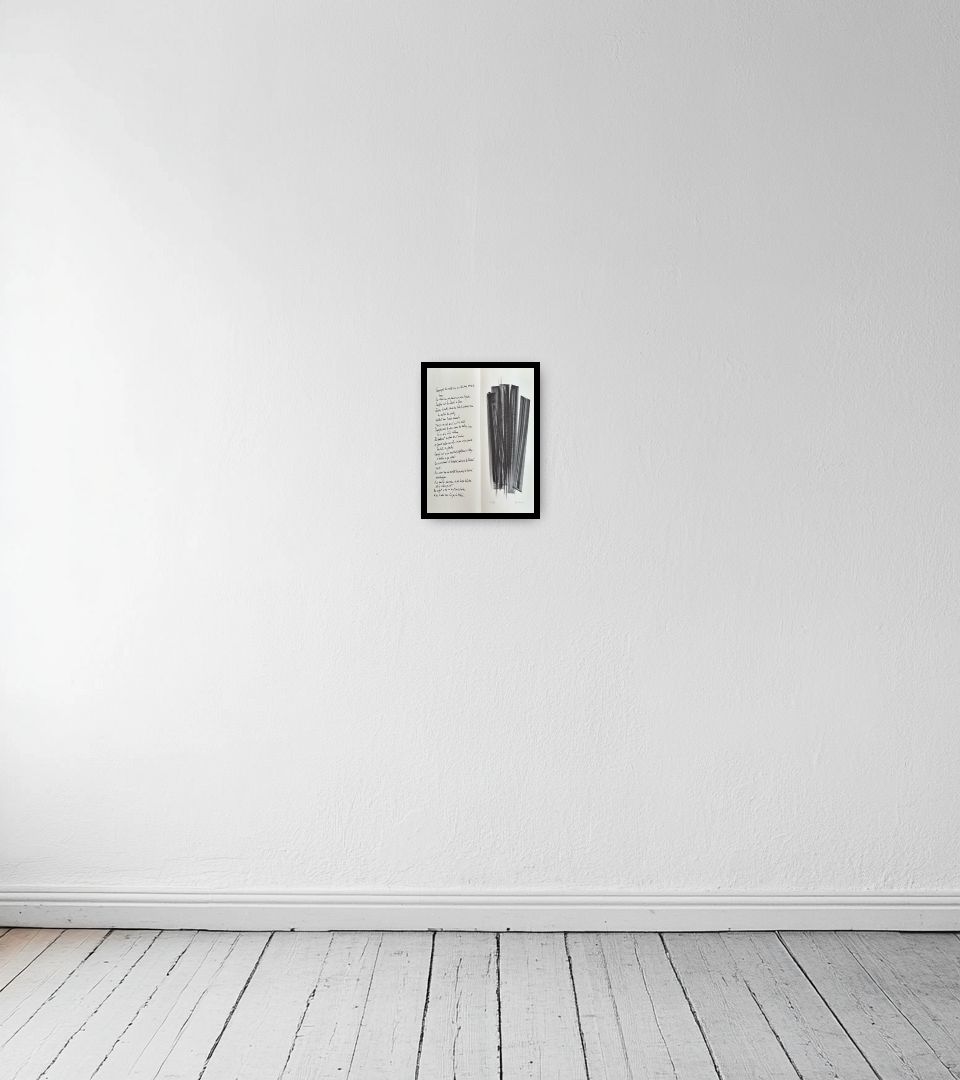 Print Campagne de schiste (L162) on light wall