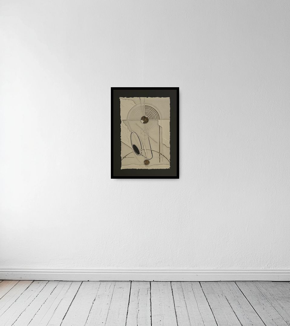 Print Senza Titolo on light wall