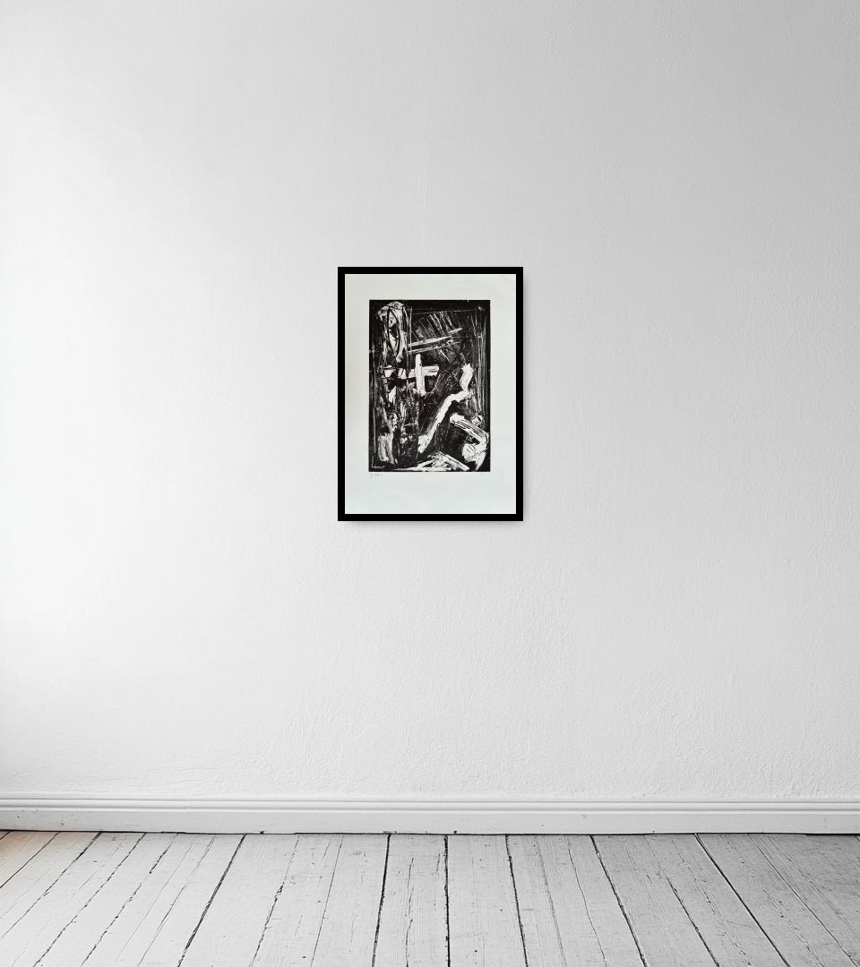 Print Senza Titolo on light wall
