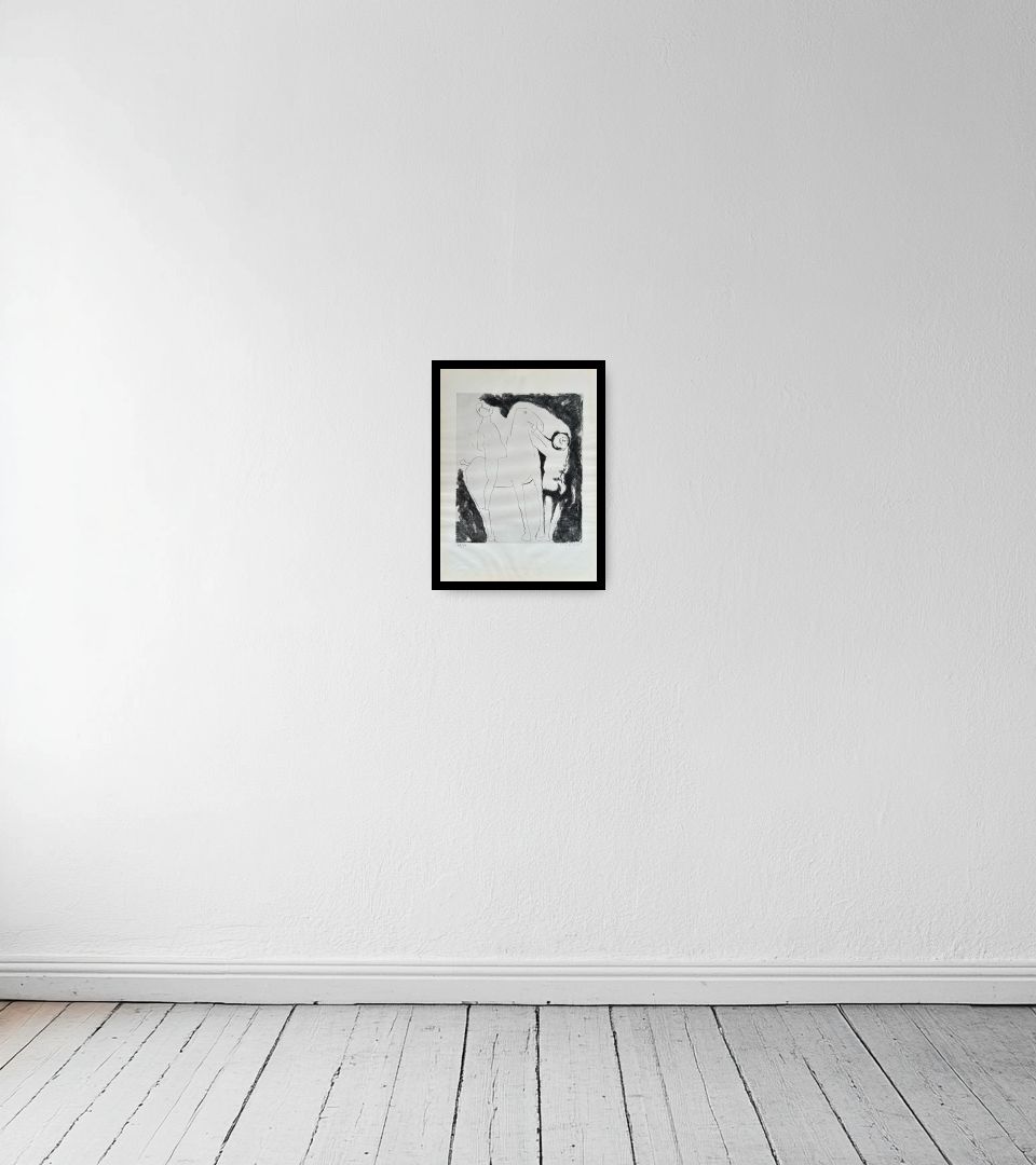 Print Il sogno del cavaliere on light wall
