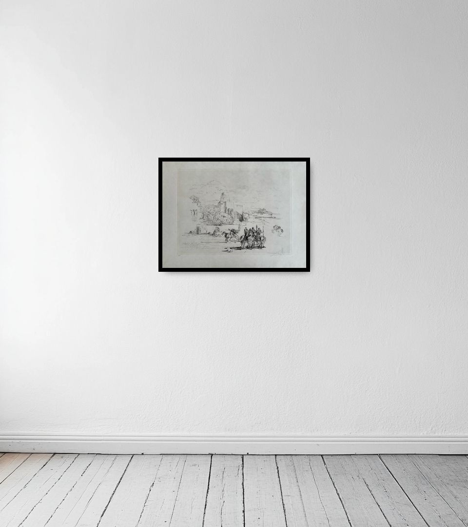 Print Rome and cadaques on light wall