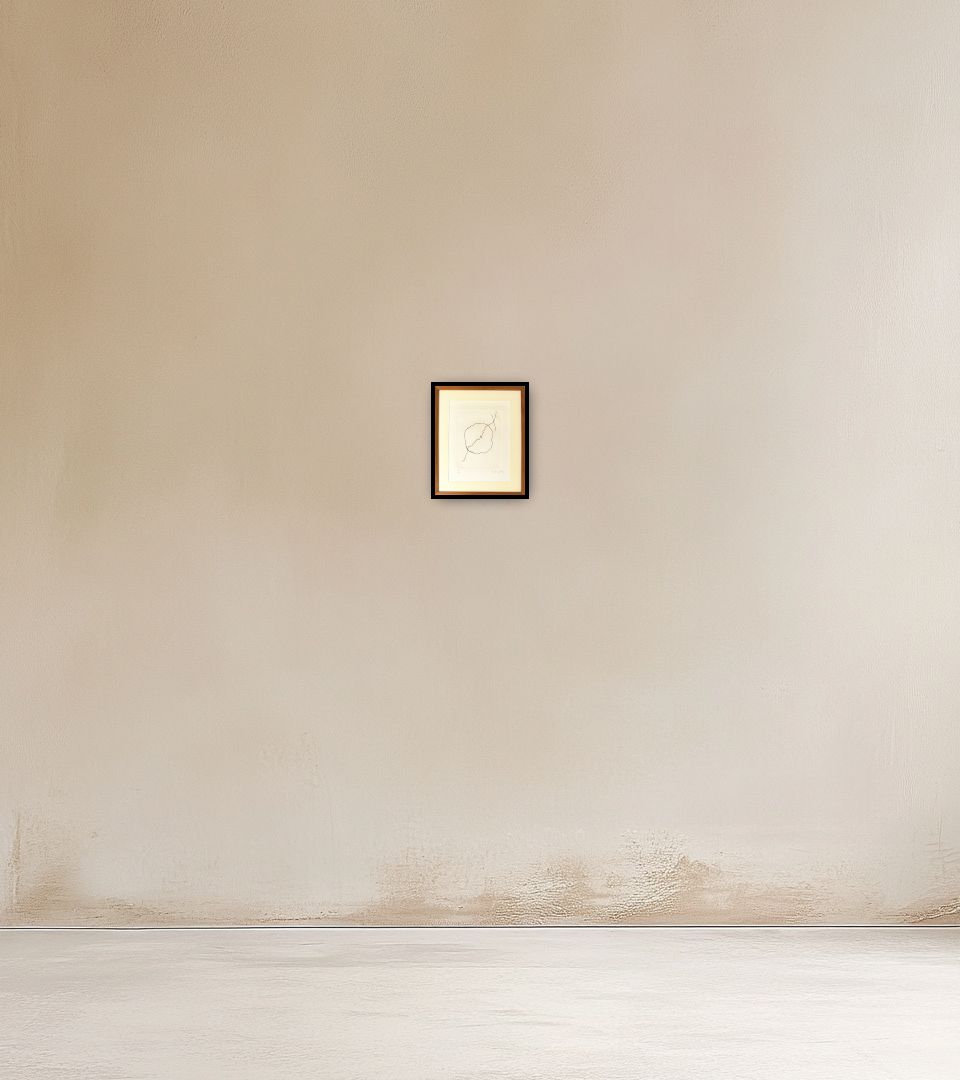 Print Untitled on warm wall