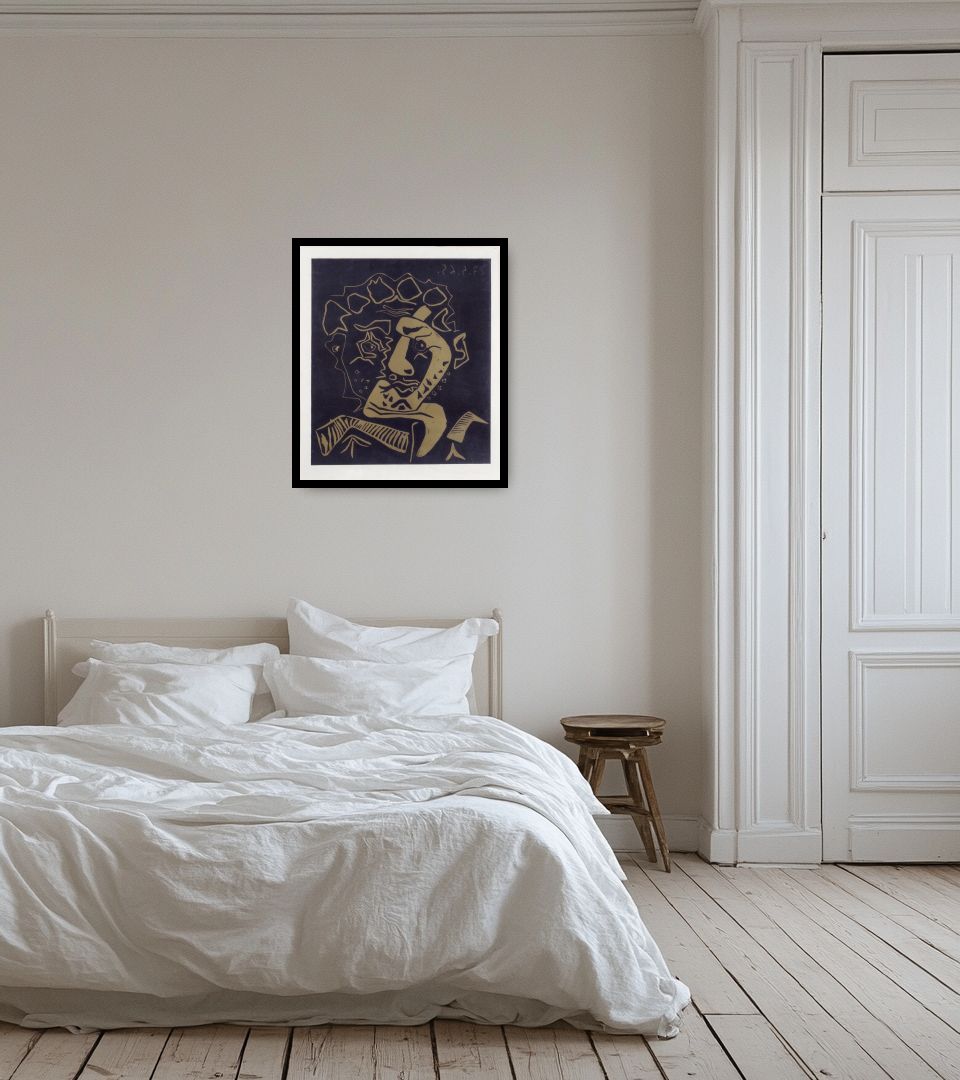 Print Le Danseur in light bedroom