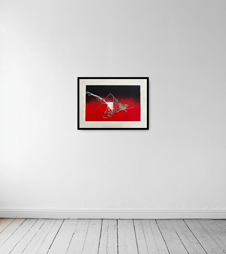 Print Senza Titolo on light wall