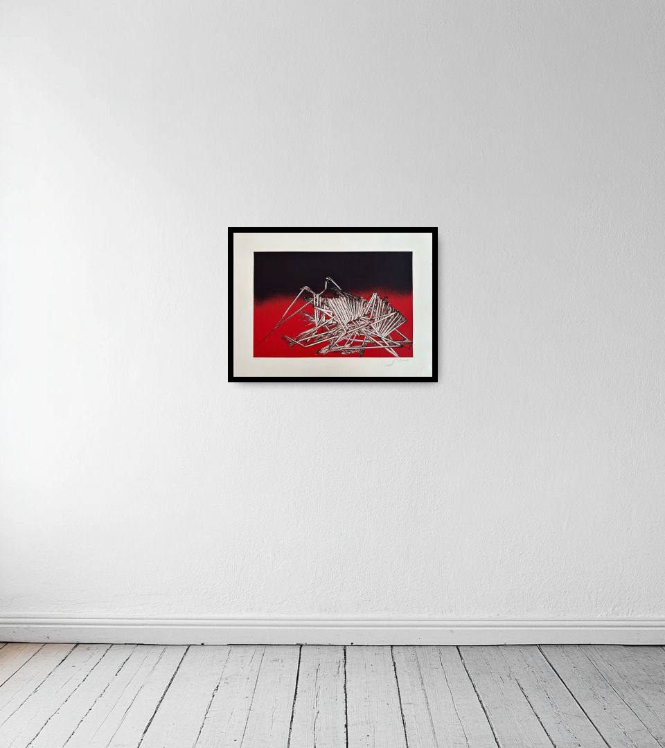 Print Senza Titolo on light wall