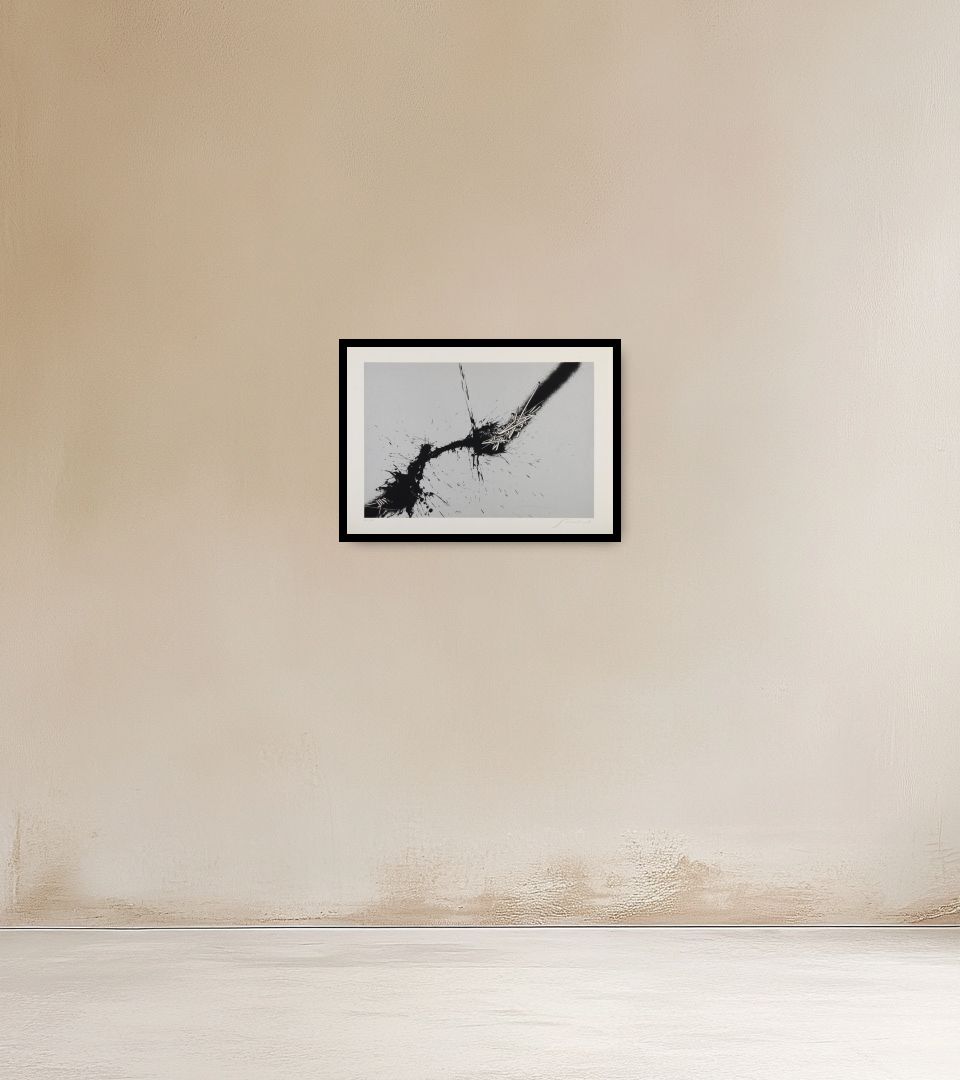 Print Senza Titolo on warm wall