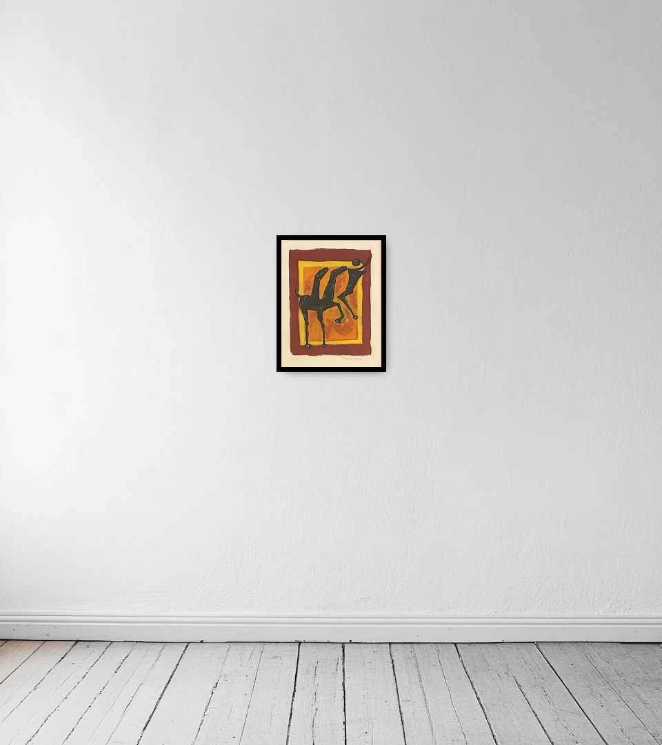 Print Giocoliere on light wall