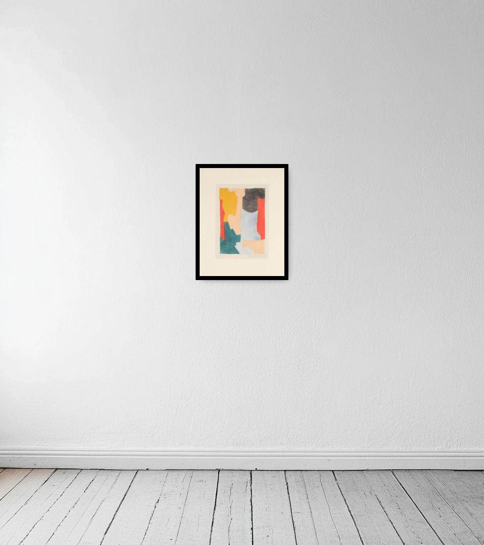 Print Abstract Composition on light wall