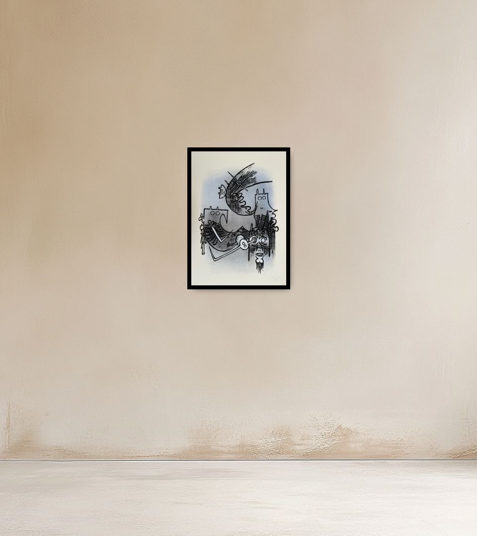 Print Le feu vert on warm wall