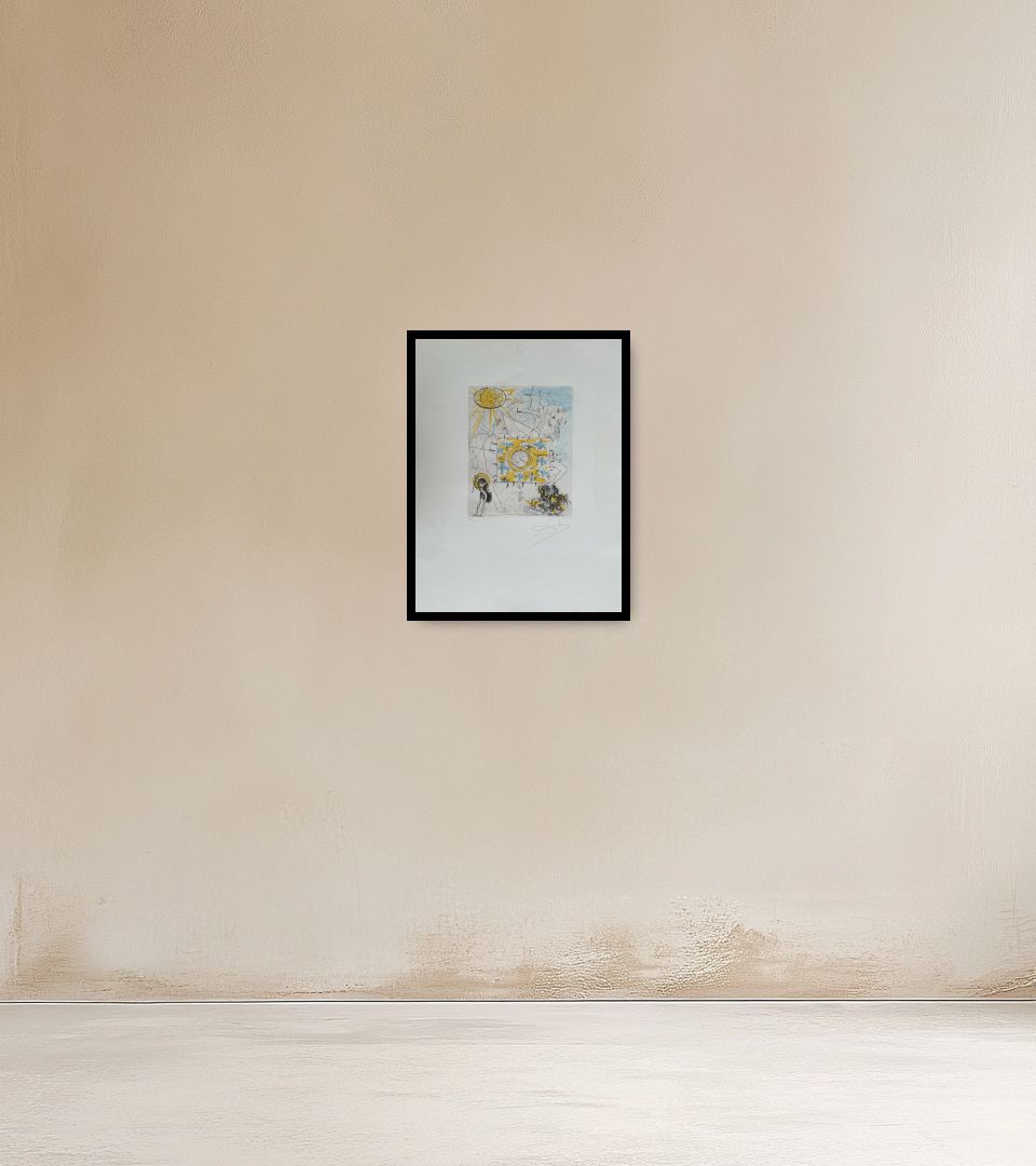 Print Cheval Royal on warm wall