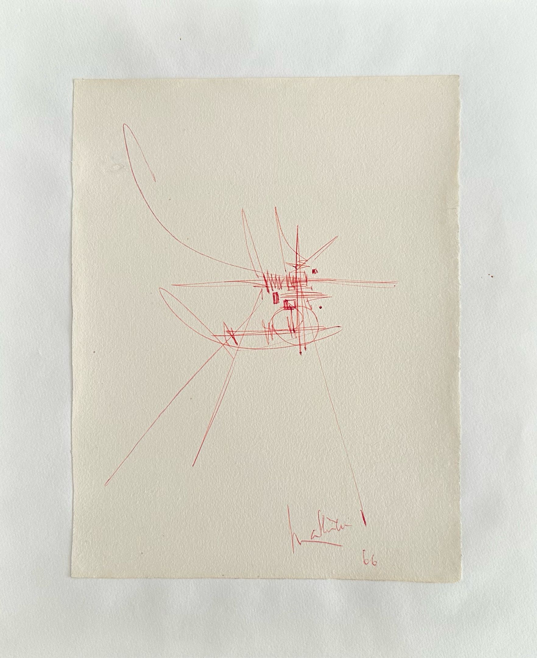 Georges Mathieu - Composition, 66 (1966)