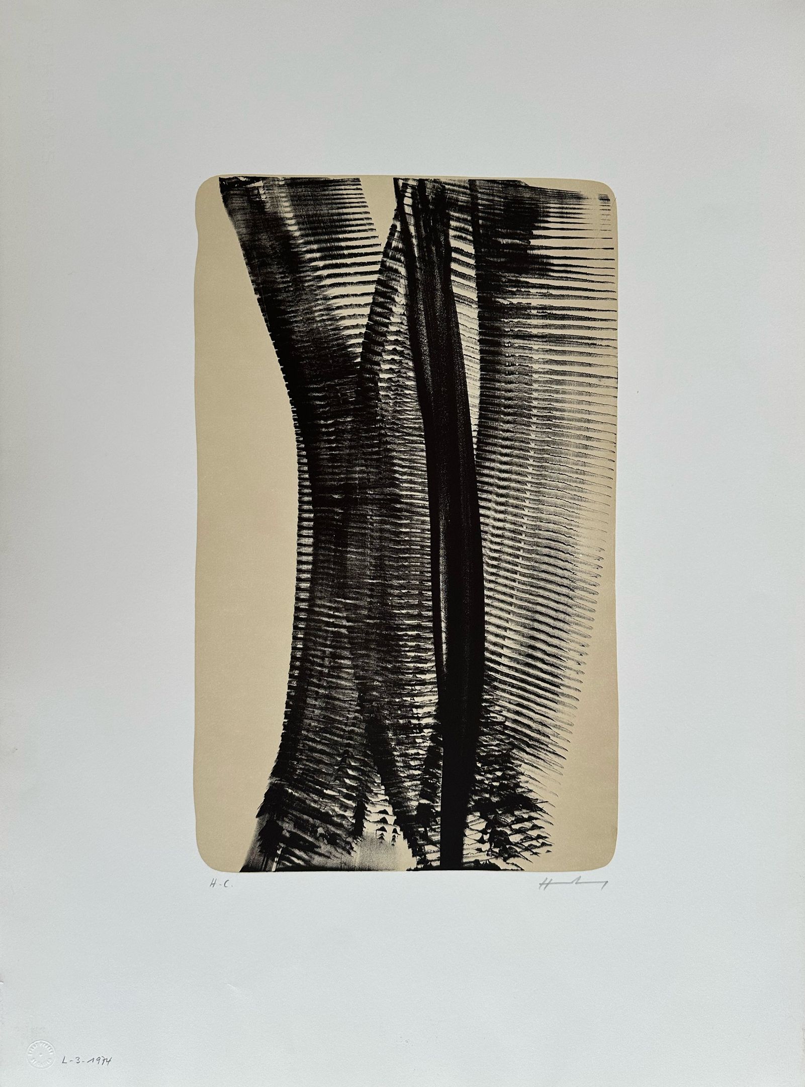 Hans Hartung - L 1974-3 (1974)