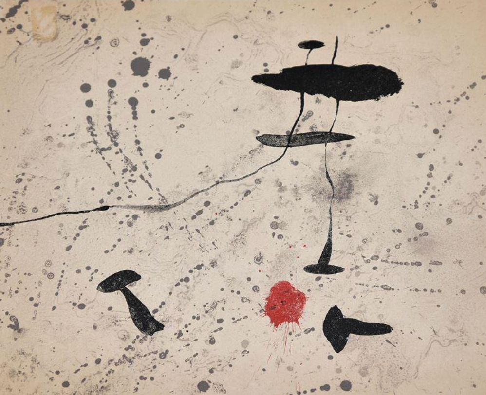 Joan Miro - Tracé sur l'eau. Suite d'aquarelles (1963)
