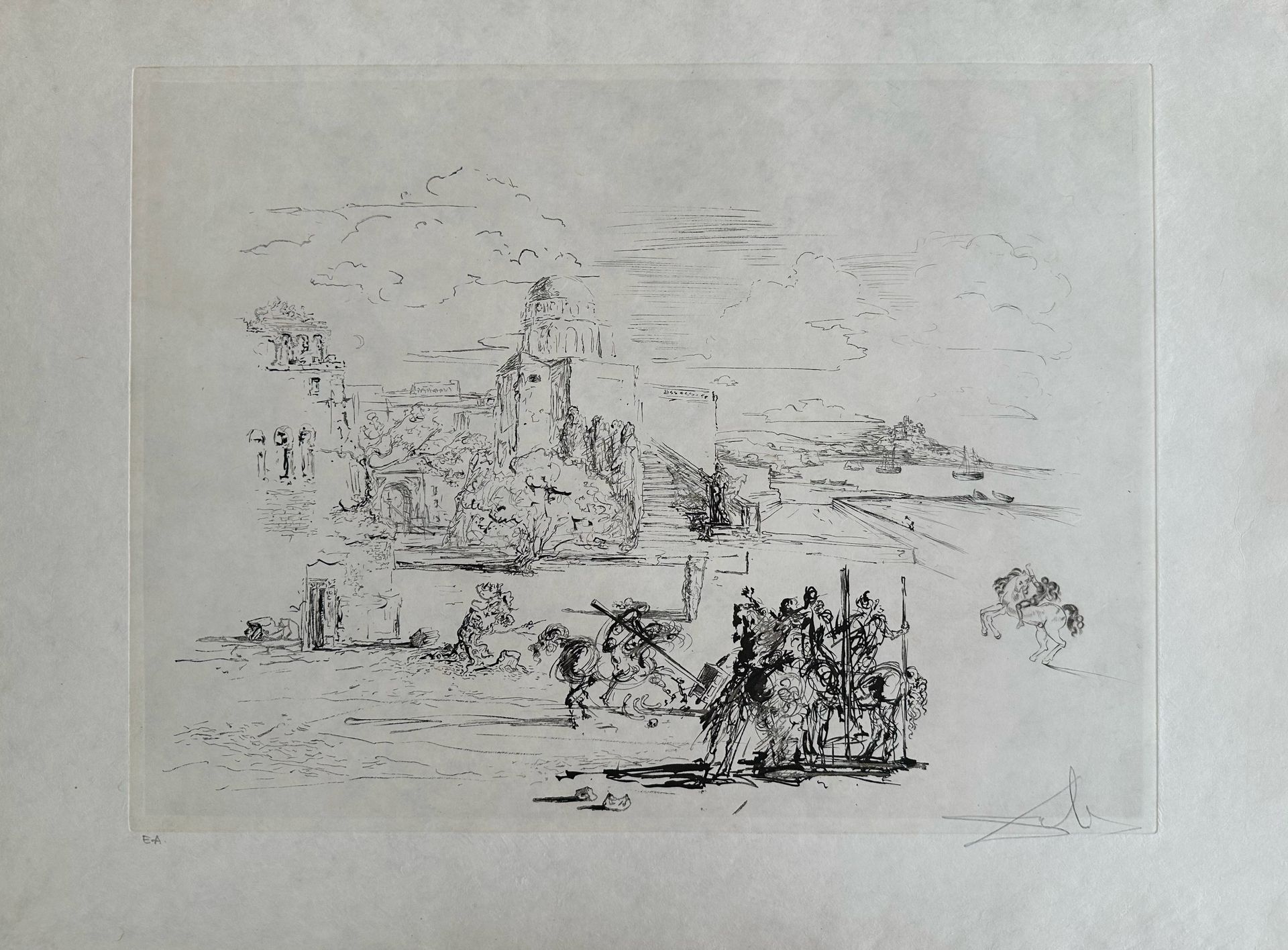Salvador Dali - Rome and cadaques (1972)