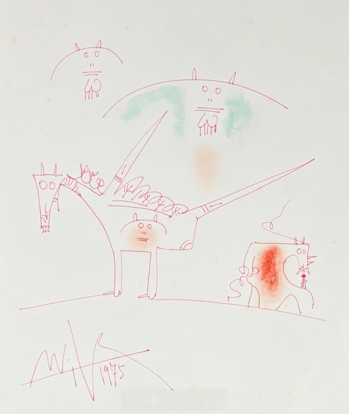 Wifredo Lam - Untitled (1975)